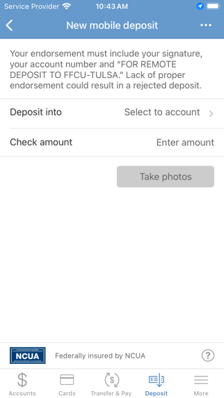 Fire Fighters Credit Union Screenshot