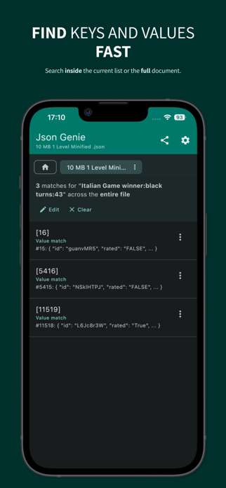 Json Genie: JSON Editor/Viewer Screenshot 4 of 8