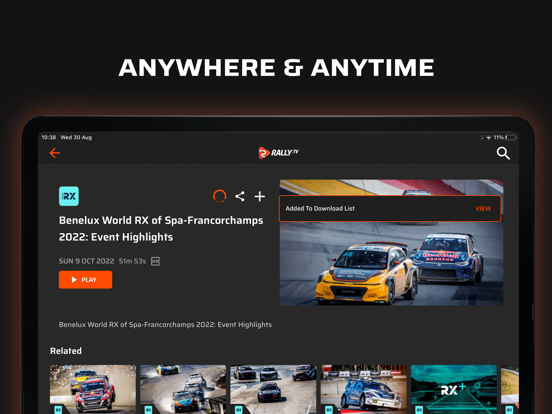 Screenshot #5 pour Rally TV