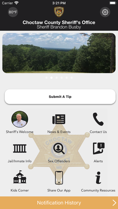 Choctaw County Sheriff MS Screenshot