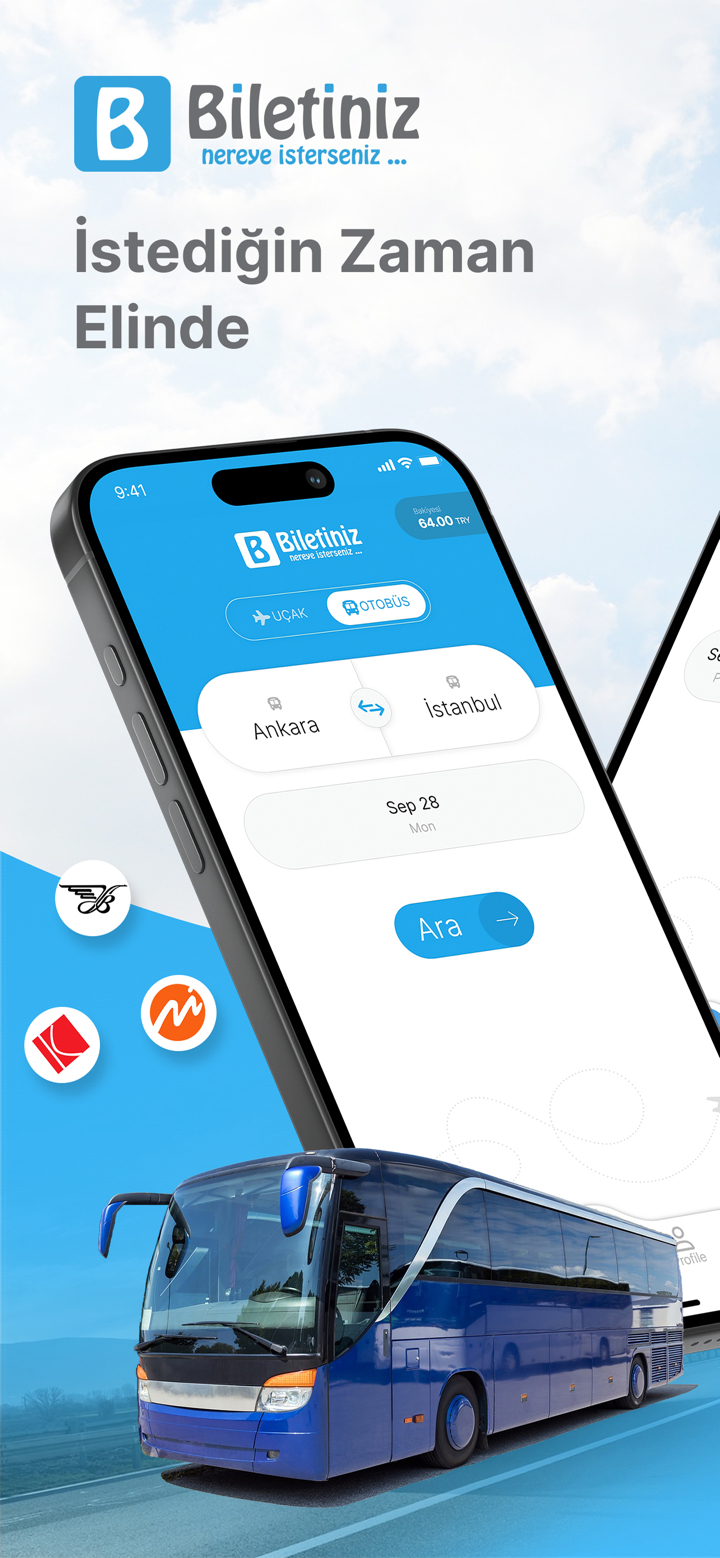 Biletiniz | Otobüs&Uçak bileti screenshot 1