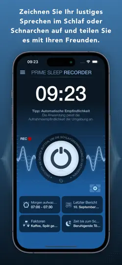 Screenshot von Schlaftracker & Sleep Recorder auf dem iPhone 1