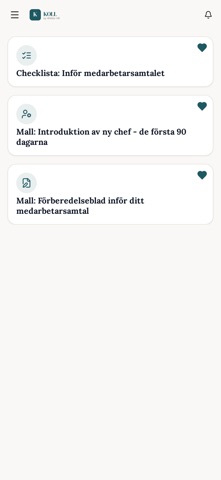 KOLL Chefshandboken screenshot 2