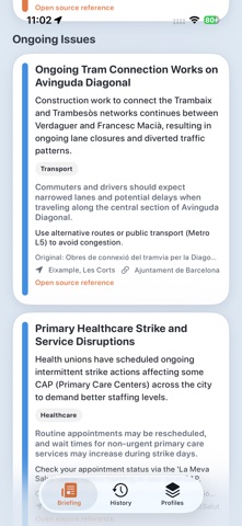 LocalBrief screenshot