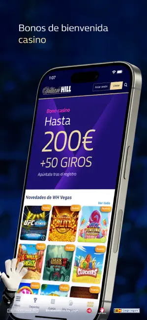 William Hill Apuestas iPhone screenshot 2
