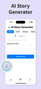 AI Story Generator - Novel screenshot #2 for iPhone