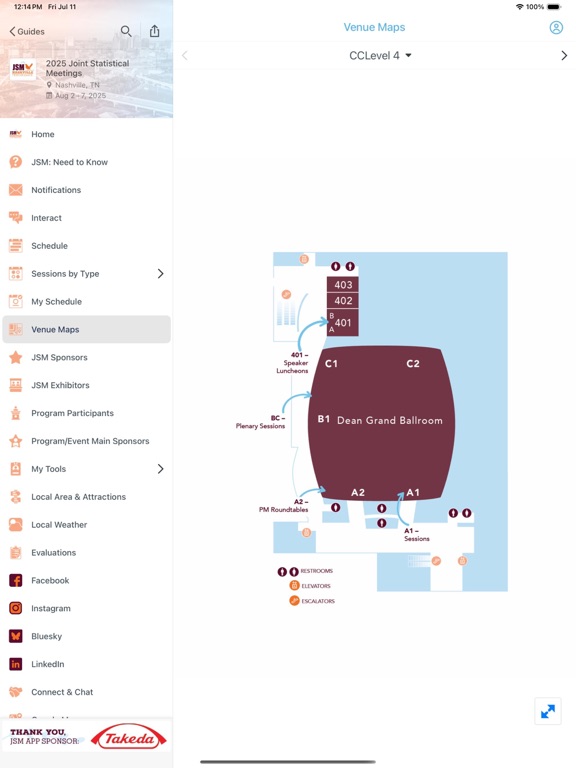 Amstat Events app screenshot 3