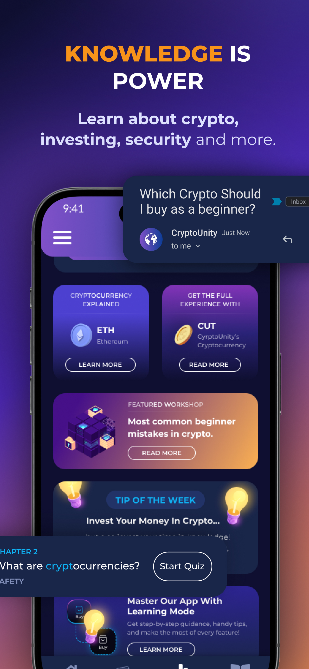 CryptoUnity: Invest in crypto