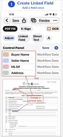 AutoFill PDF & eSign iPhone screenshot