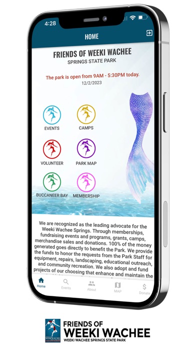 Friends of Weeki Wachee Screenshot