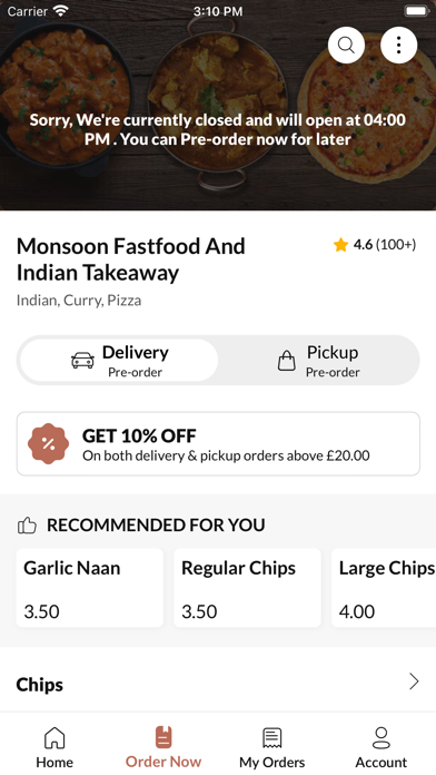 MonsoonFastfood&IndianTakeaway Screenshot