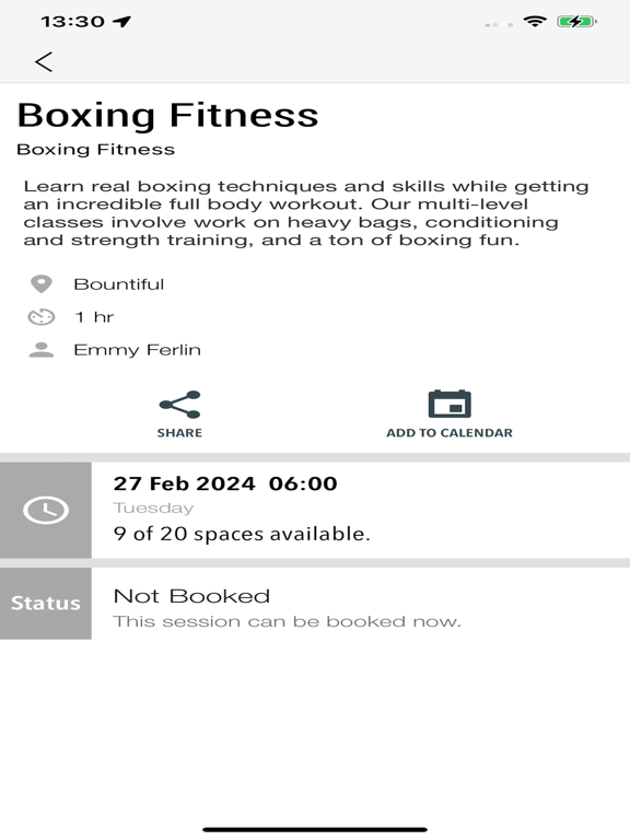 Legends Boxing iPad screenshot 3 - Health & Fitness app