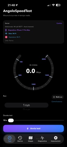 AngoloSpeedTest screenshot