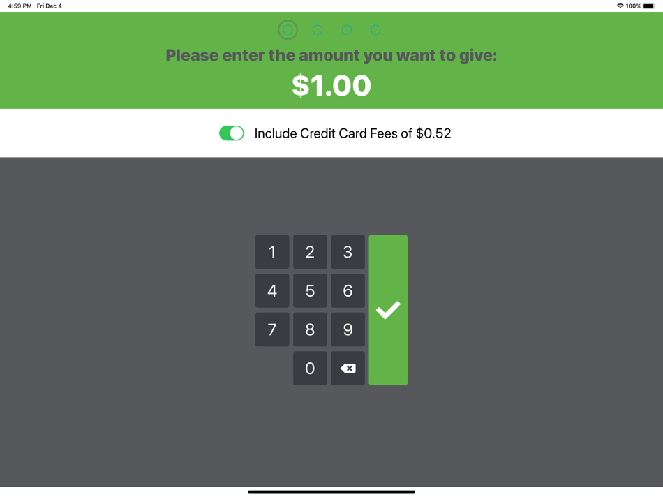 #1. Simple Donation Kiosk Giving (iOS) Podle: 440 West LLC