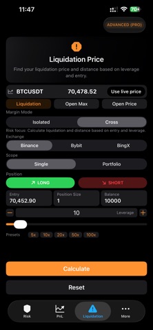 Crypto Risk App Screenshot 7 of 10