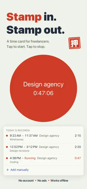Work Log: Billable Hours & Pay screenshot 1