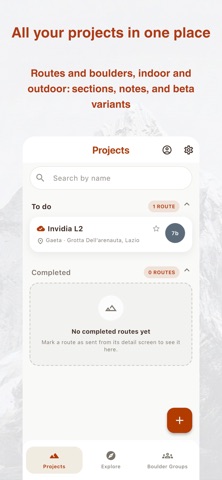 Rock Route Projects screenshot