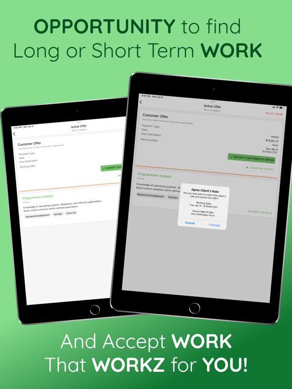 Workz360 iPad screenshot 6 - Productivity app