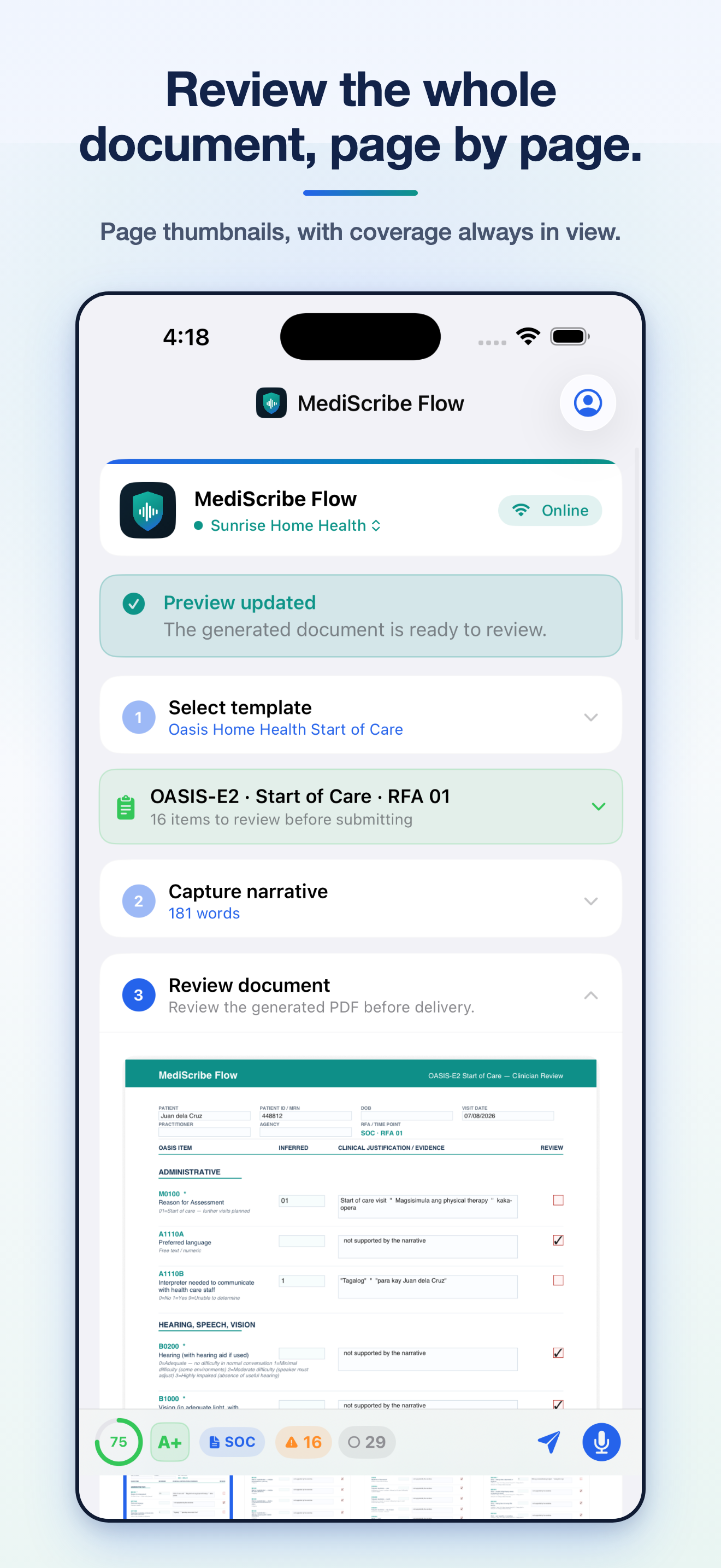 MediScribe Flow screenshot 3