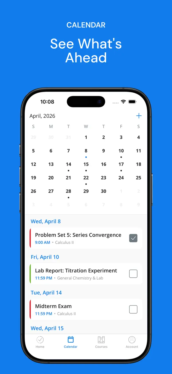 Screenshot #2 pour TimeCrunch: Homework Tool