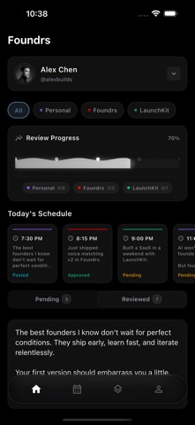 Foundrs screenshot