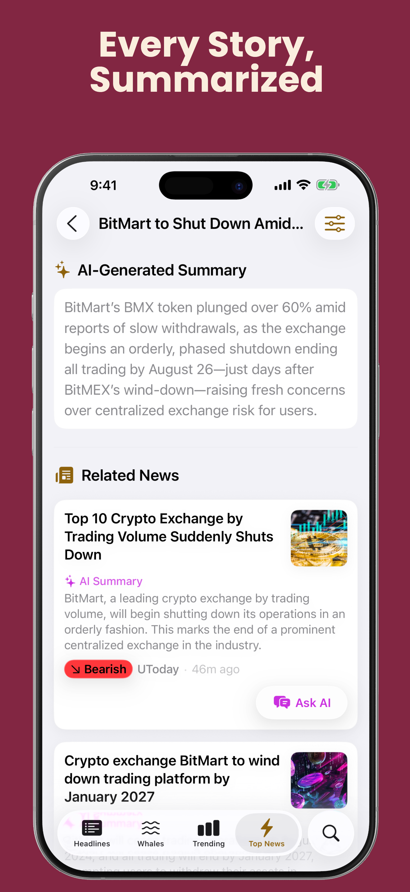 Blipkey: Crypto News & AI screenshot 5