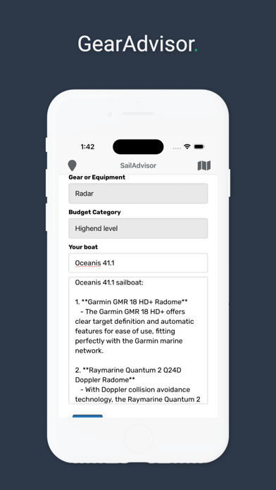 Screenshot 2 of SailAdvisor App