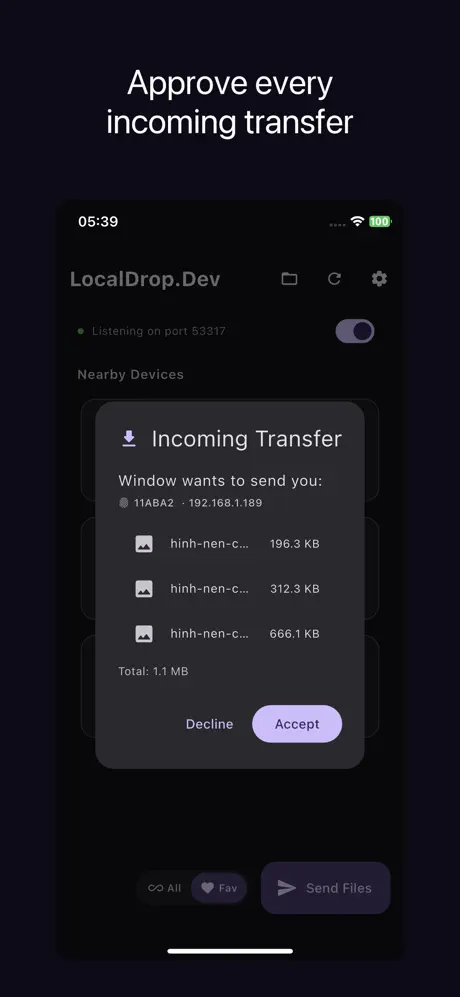 LocalDrop.Dev 本地快传助手应用截图