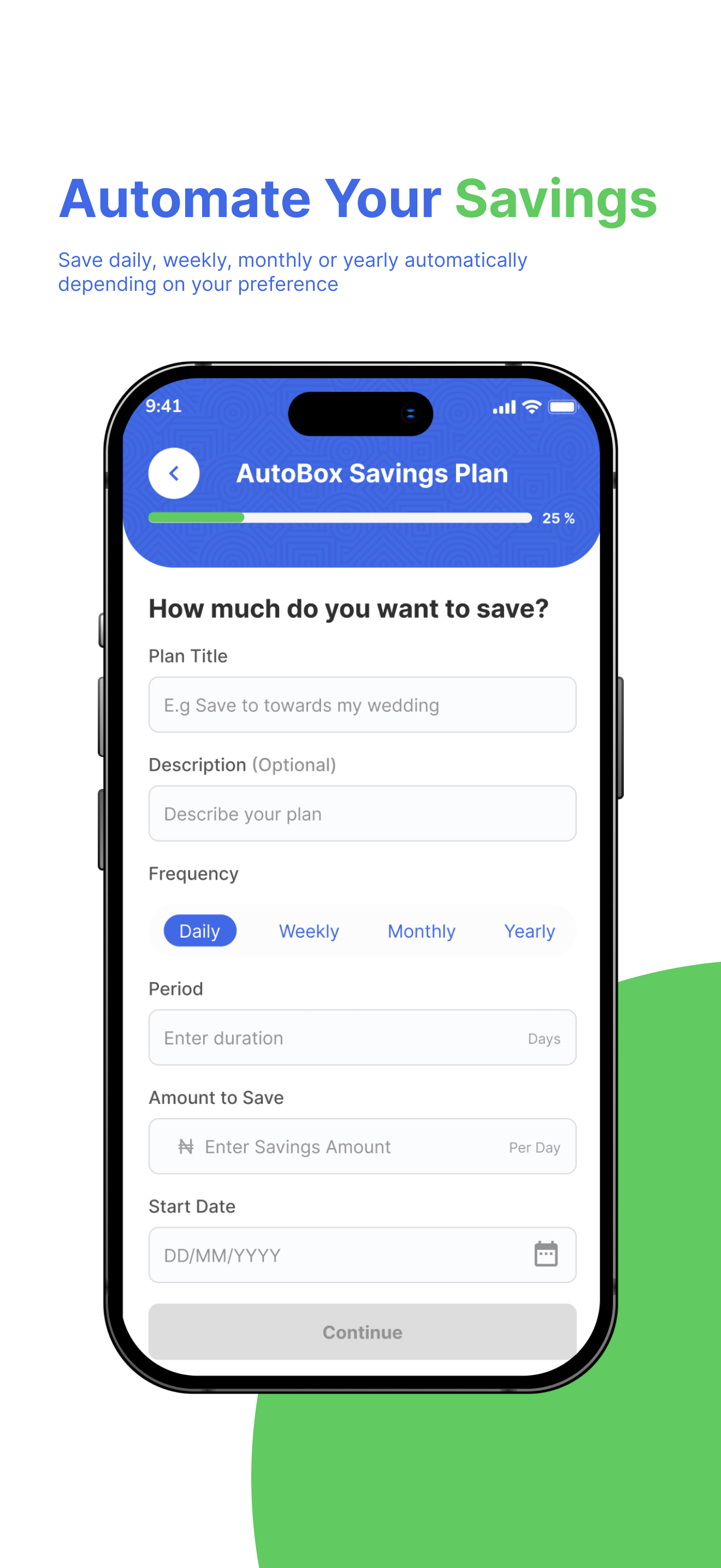 SavingsBox App