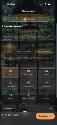 Yenora: Focus & Relax Spaces iPhone screenshot