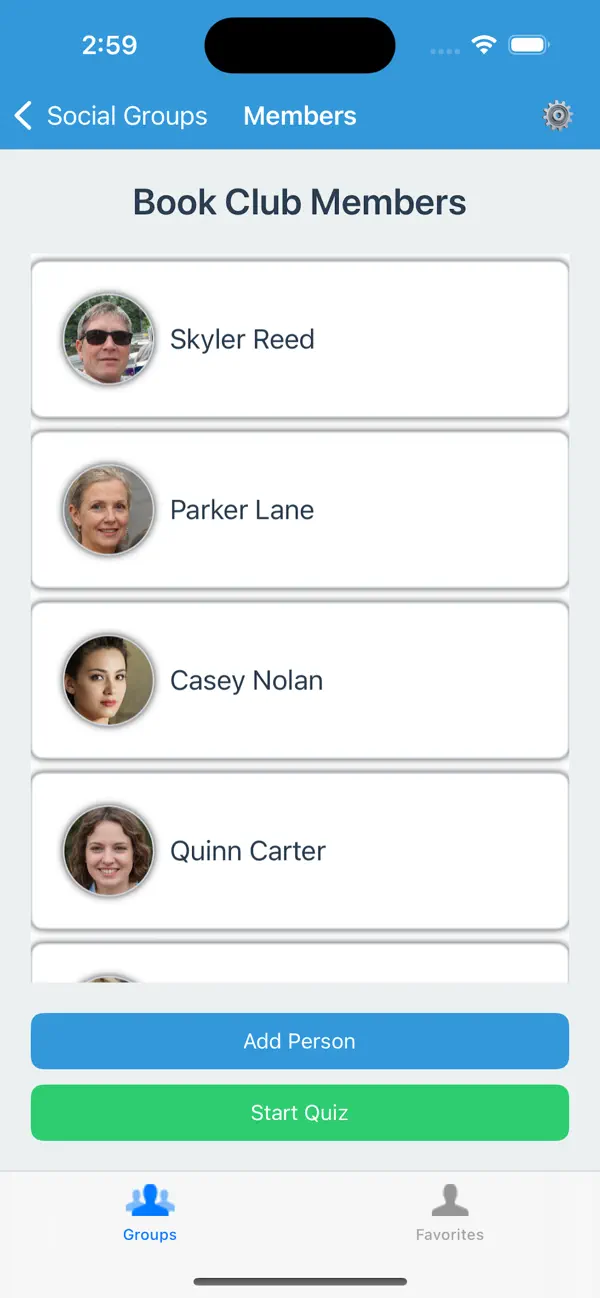 Screenshot #3 pour Friend Groups