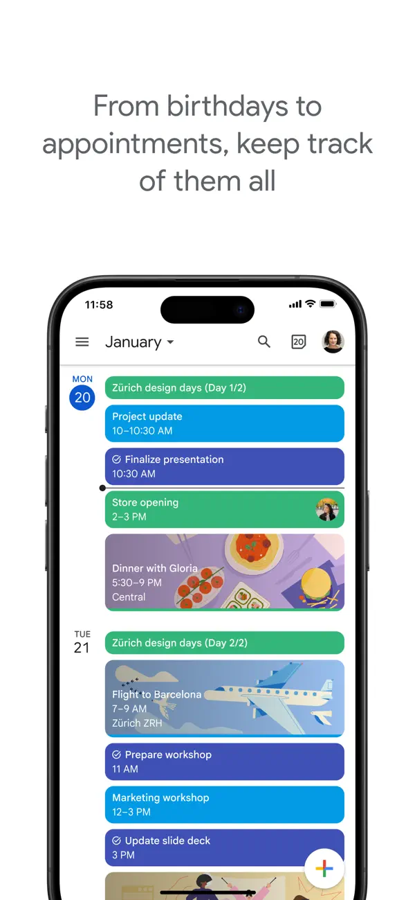 #1. Google Calendar: Get Organized (iOS) De: Google