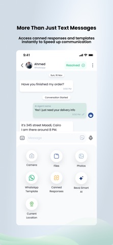 Bevatel Chat iPhone screenshot