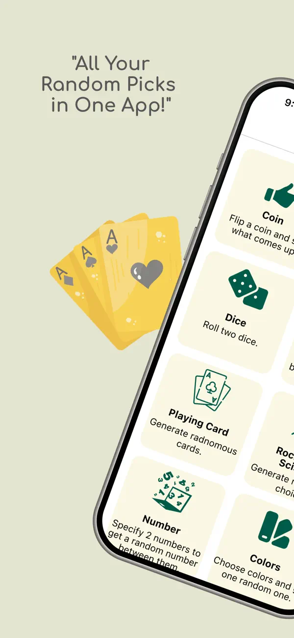 #1. Rollify: Random Selection (iOS) Ved: Tayyip GUZEL