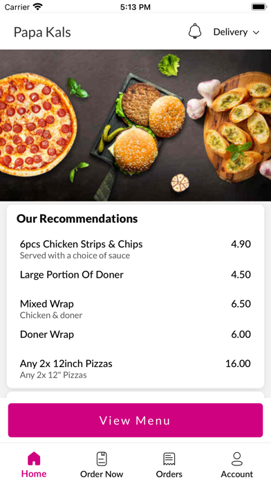 Papa Kals Stockton-on-Tees Screenshot