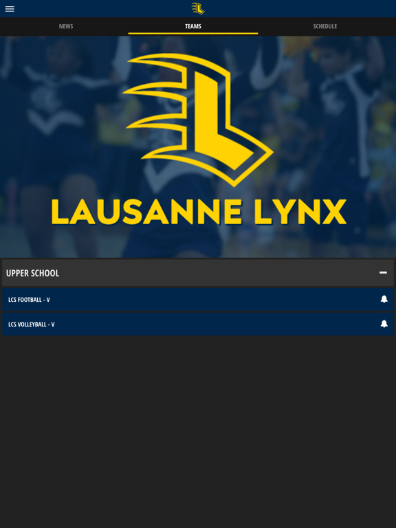 Lausanne Lynx iPad screenshot 3 - Sports app