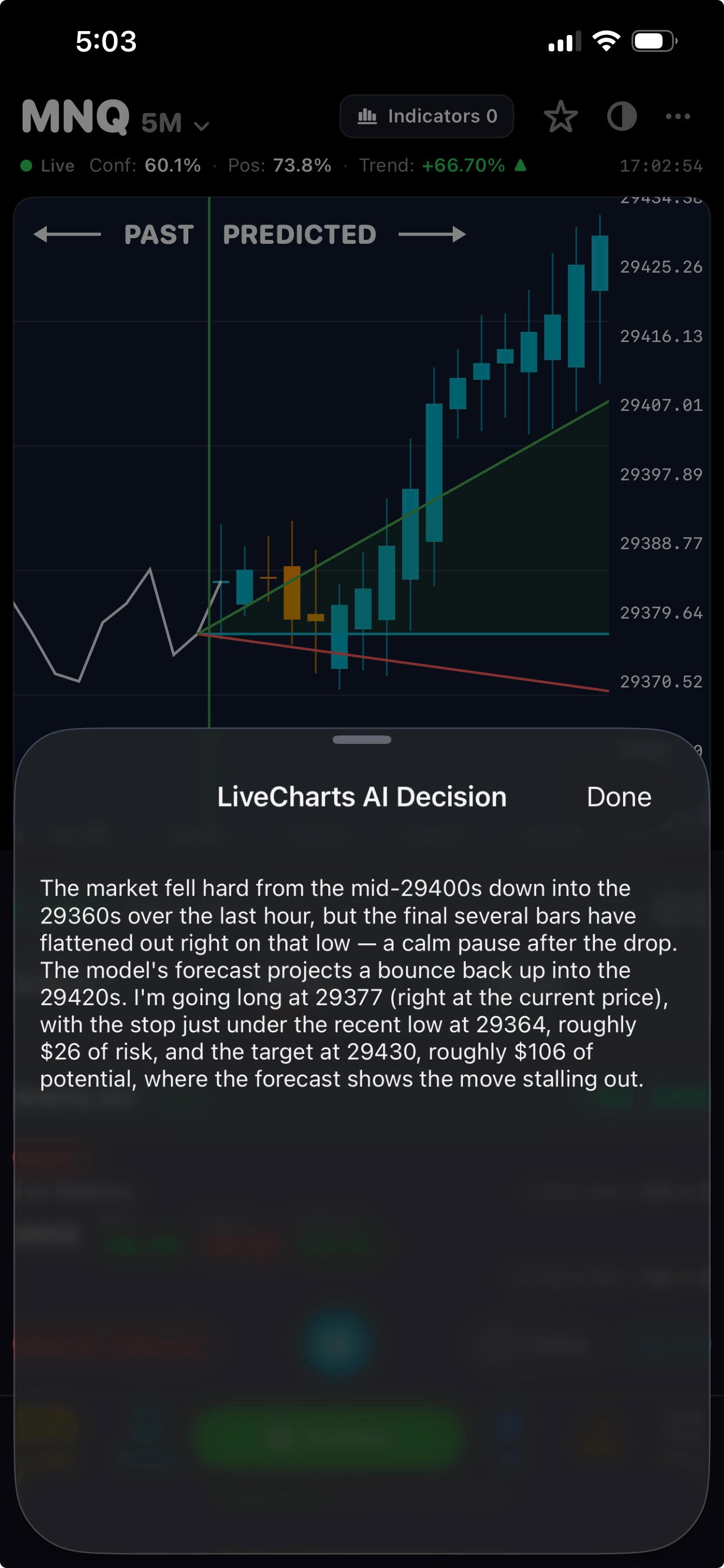 Screenshot 2 of LiveCharts.AI