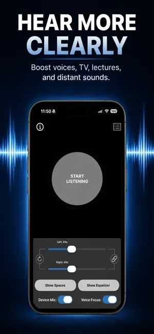 Hear Boost: Hearing Aid & Mic screenshot 1