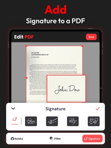 PDF Converter-Scan Word to PDF iPad screenshot