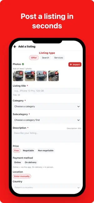Yoba: Listings, Sells & Buys screenshot 4