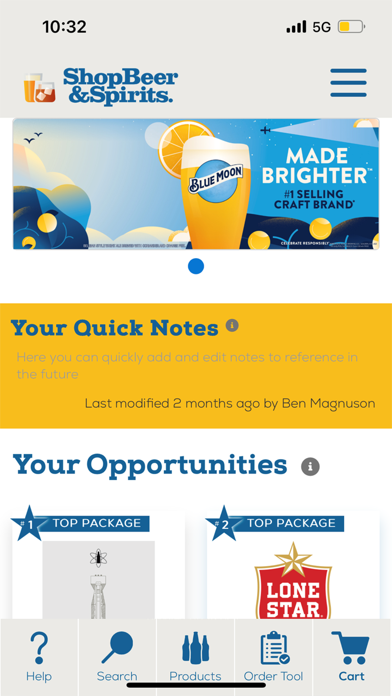 ShopBeer&Spirits iPhone screenshot 1 - Business app