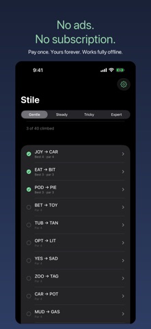 Stile: Word Ladder Puzzles screenshot 2