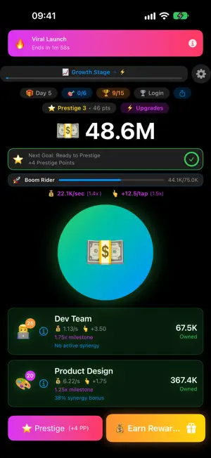 Startup Tycoon: Idle Business screenshot 2