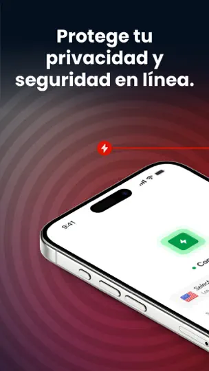Captura de pantalla de MEGA VPN en iPhone 1