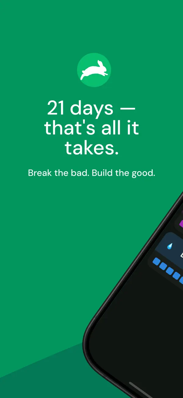 Screenshot #1 pour Habit Rabbit: Habit Builder