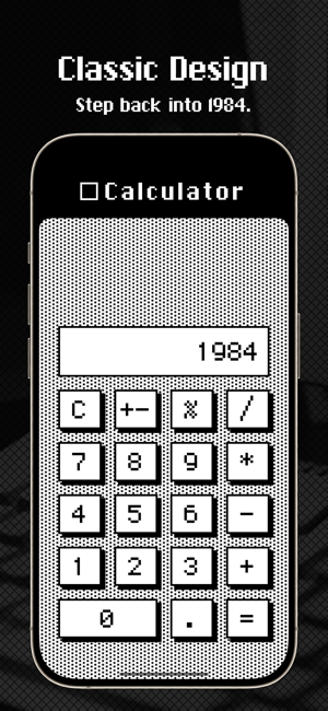 ‎Calculator 1984：Pixel Stickers Screenshot