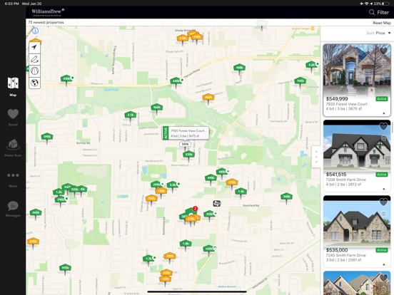 Homes for Sale - Williams Trew