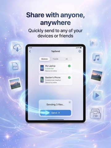 TapSend: Smart Sharing iPad screenshot