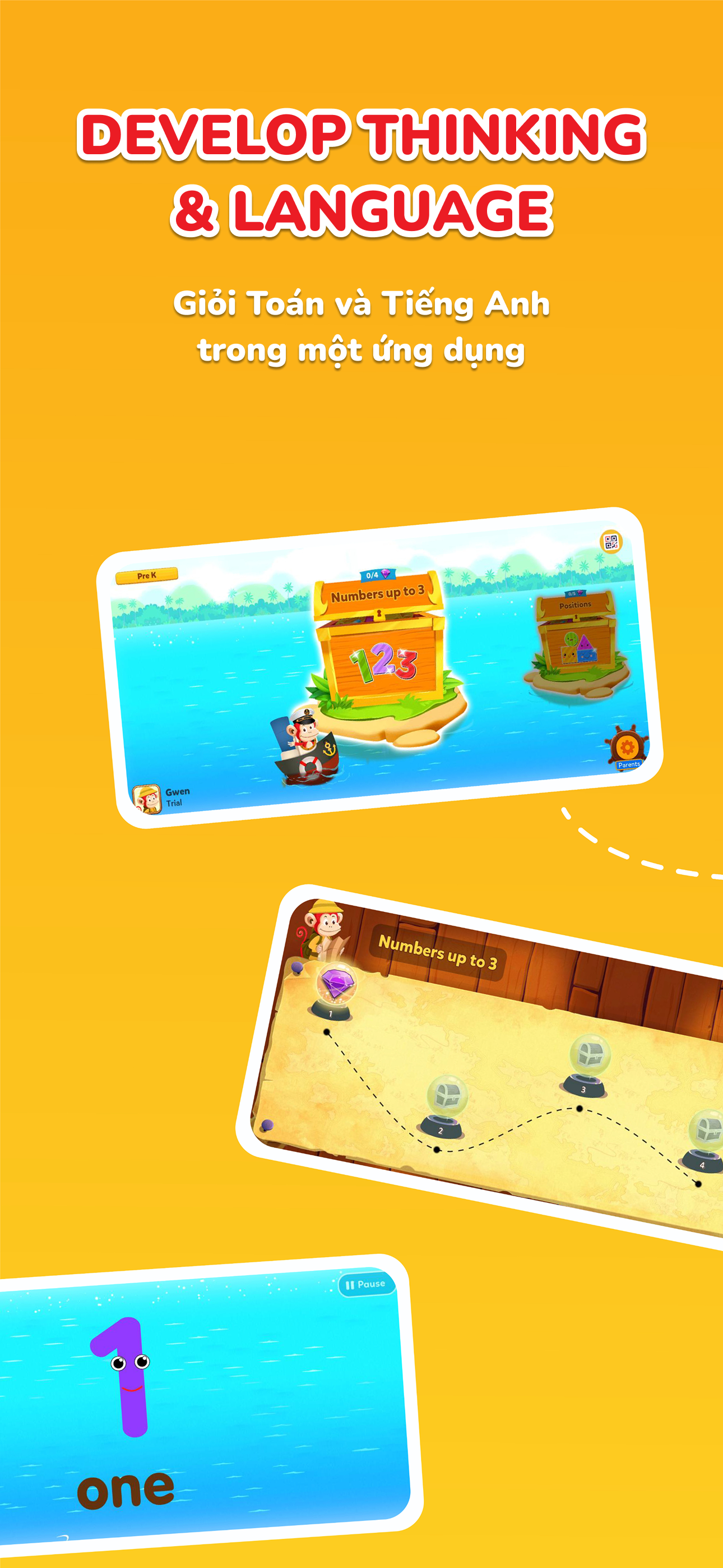 Monkey Math: Kids math games