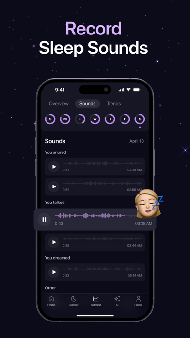 Nighty Night: AI Sleep Tracker Screenshot